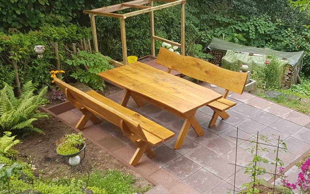 Gartenmöbel-Set Waidmann 3-teilig