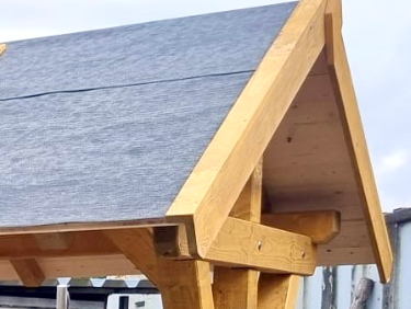 Überdachte Sitzgruppe Waldschänke Bausatz - Standard